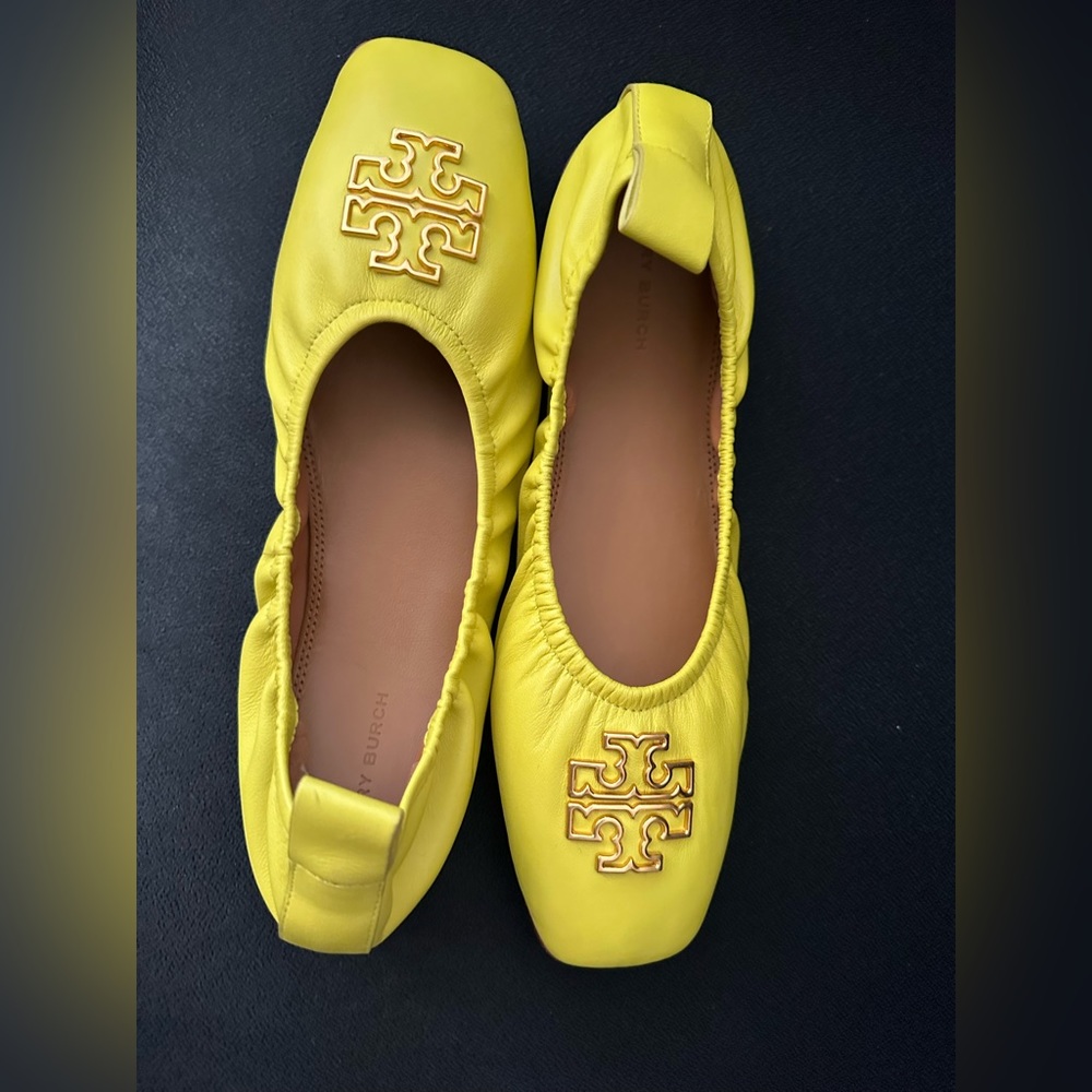 Tory Burch Britten Ballet Shoes 9.5. New in Box!  Beautiful!